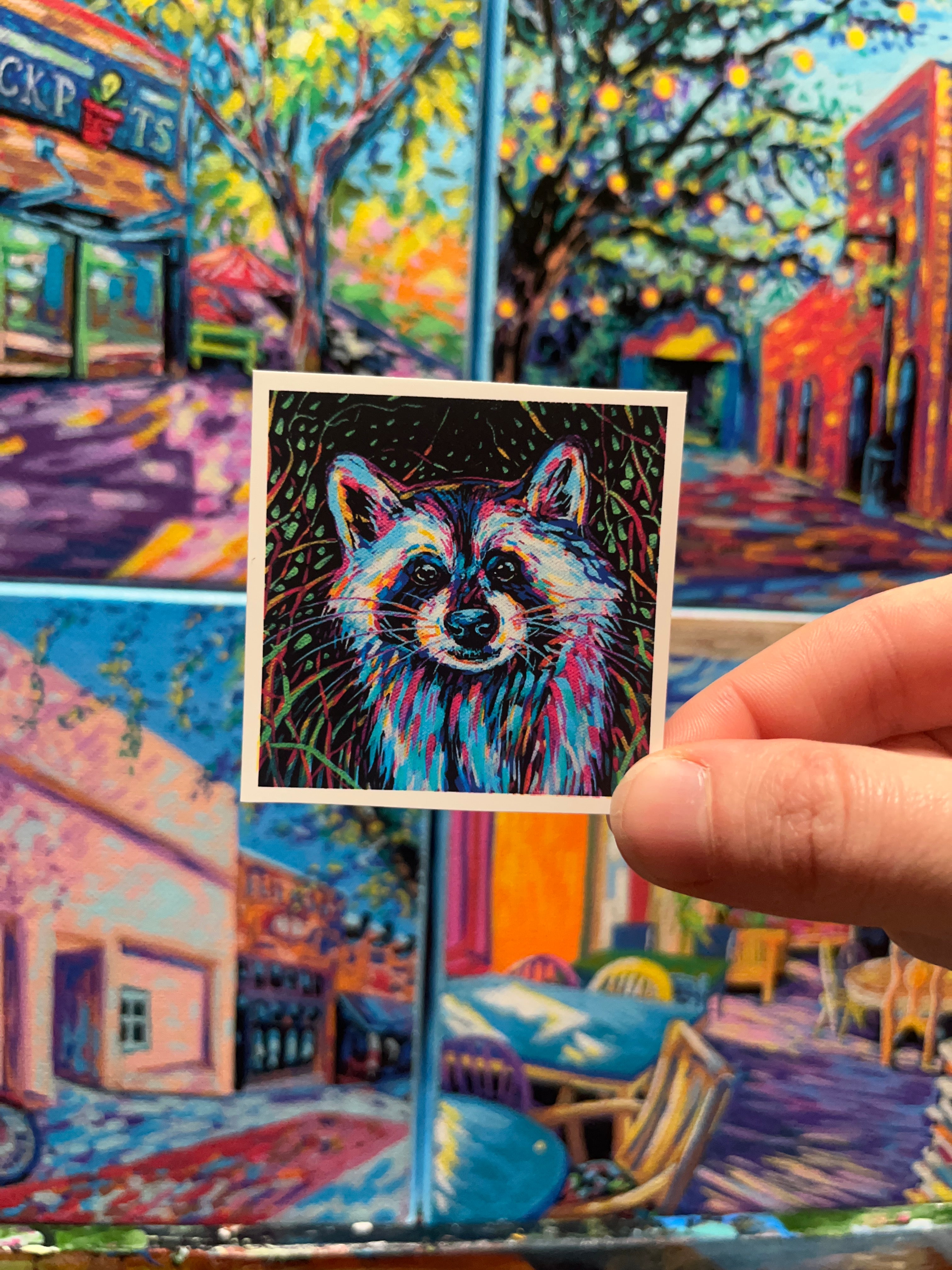 Rascoon Sticker - 2”x2”