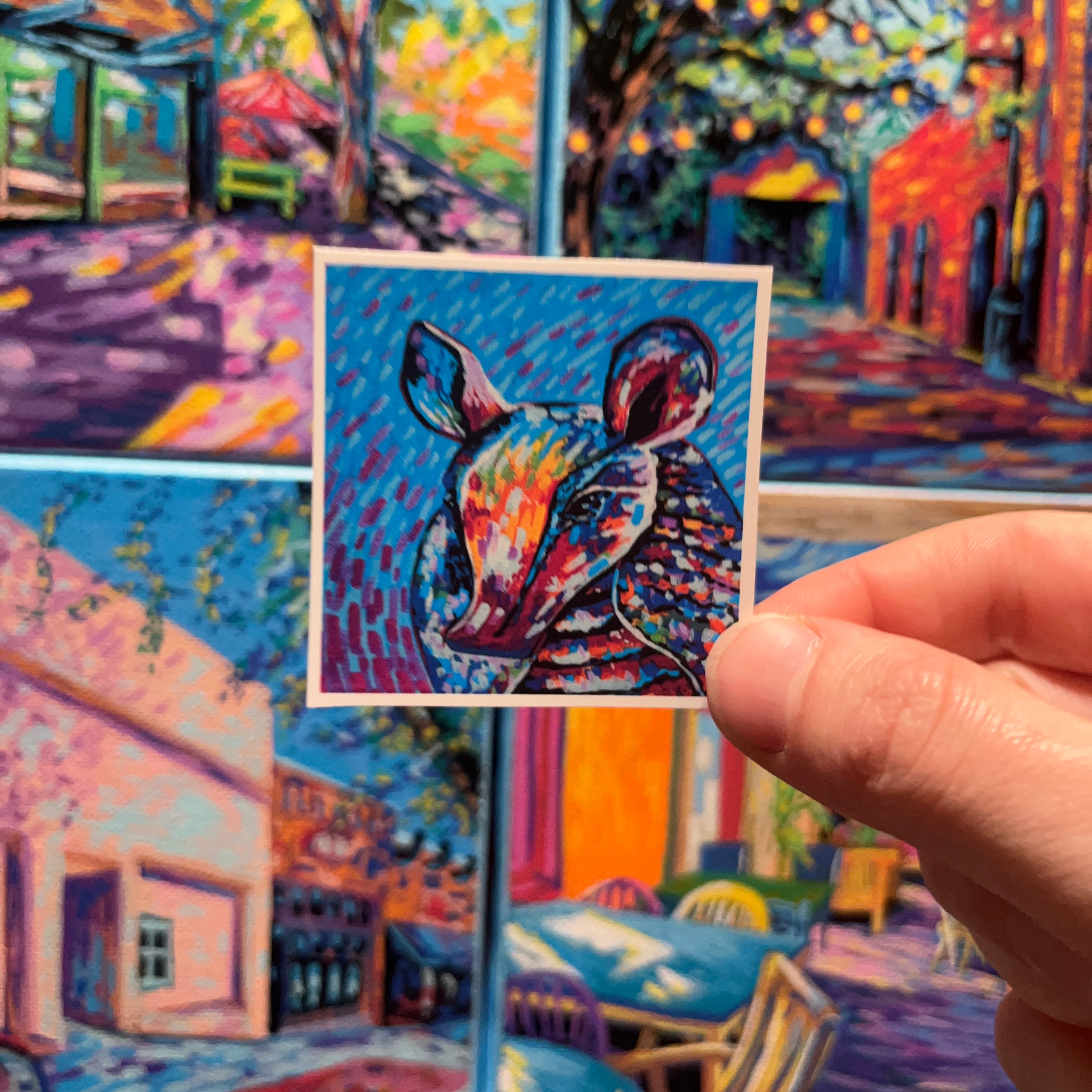 Cosmadillo Sticker - 2”x2”