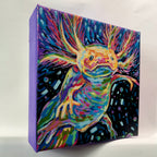 Galaxi-Lotl - 6x6 Acrylic Mini Doodle