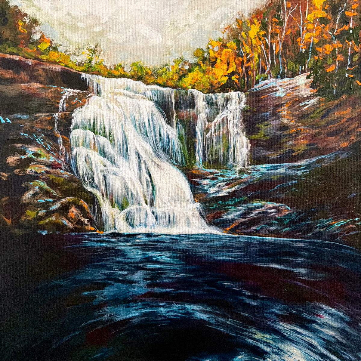 Autumn Fall - 5”x5” Print