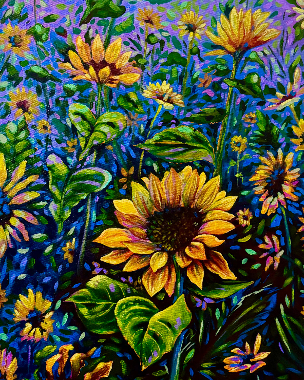 Sunflower Dreamscape - 8”x10” PRINT