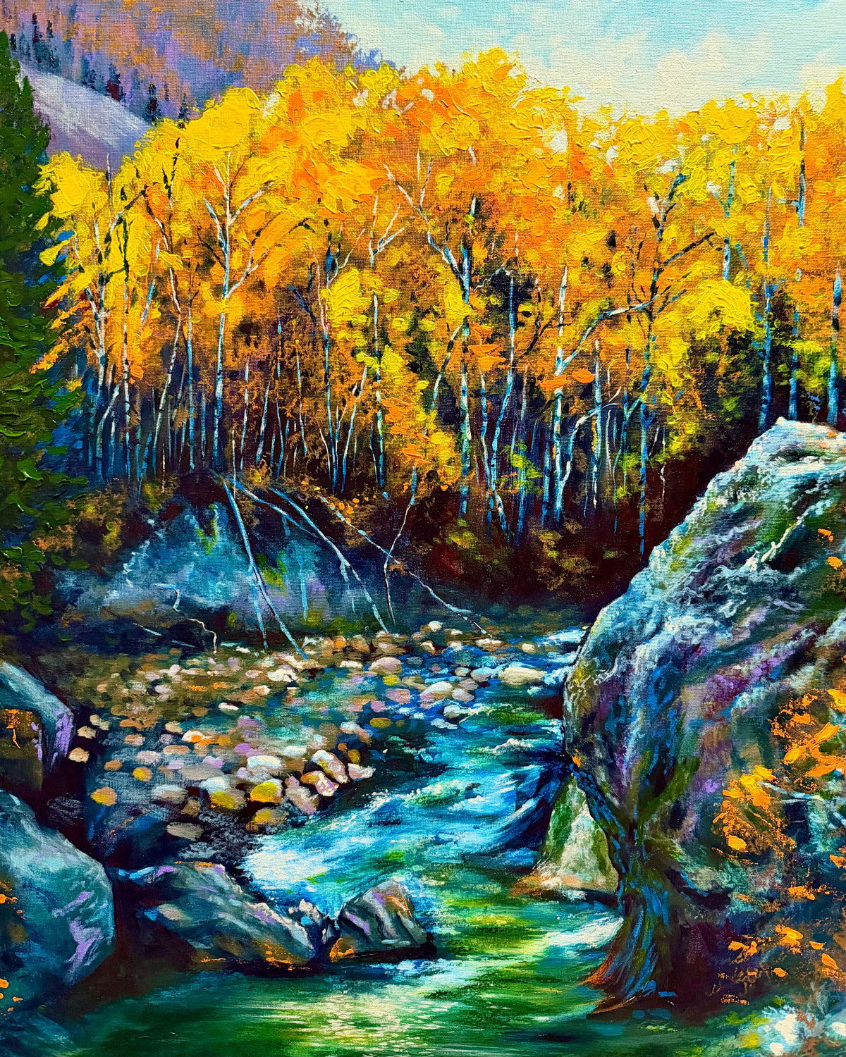 Aspen River - 5”x7” PRINT