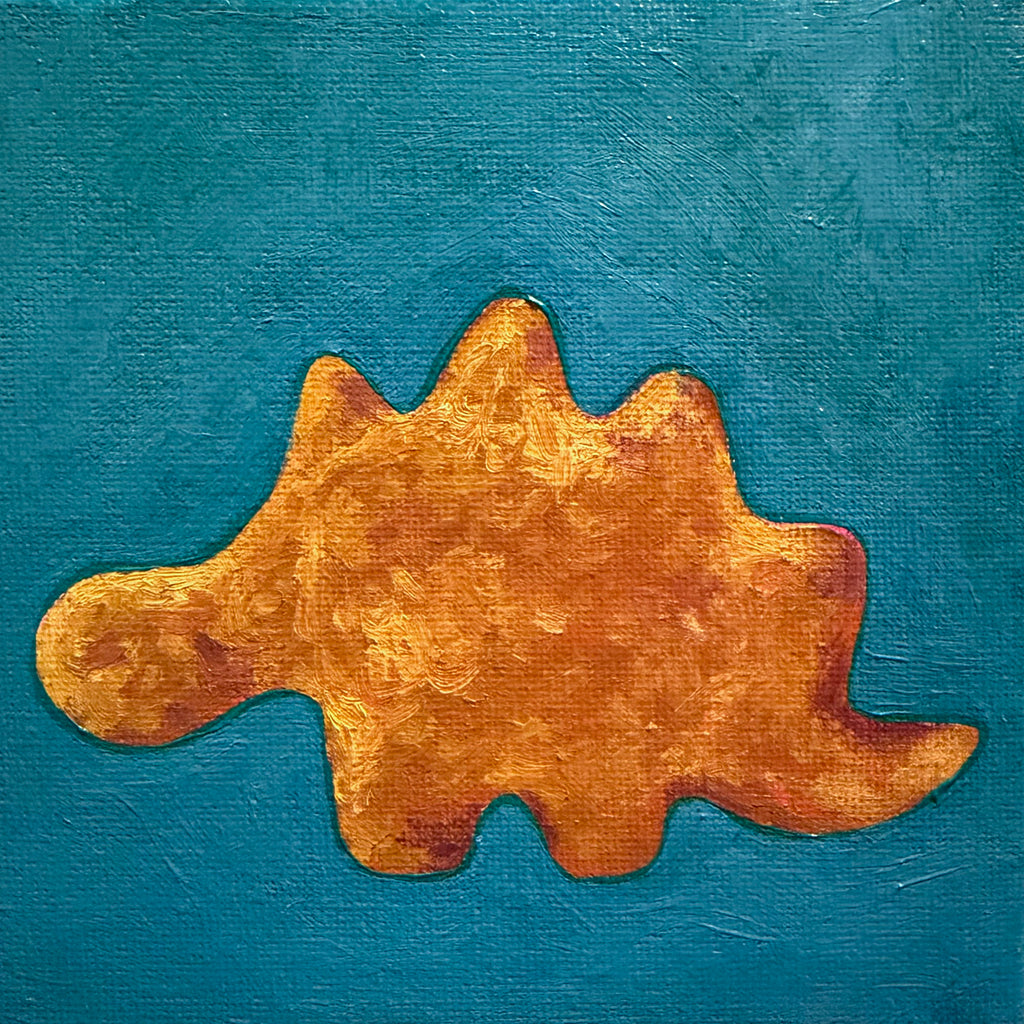Dino Nugget - Acrylic 5x5 Mini Original