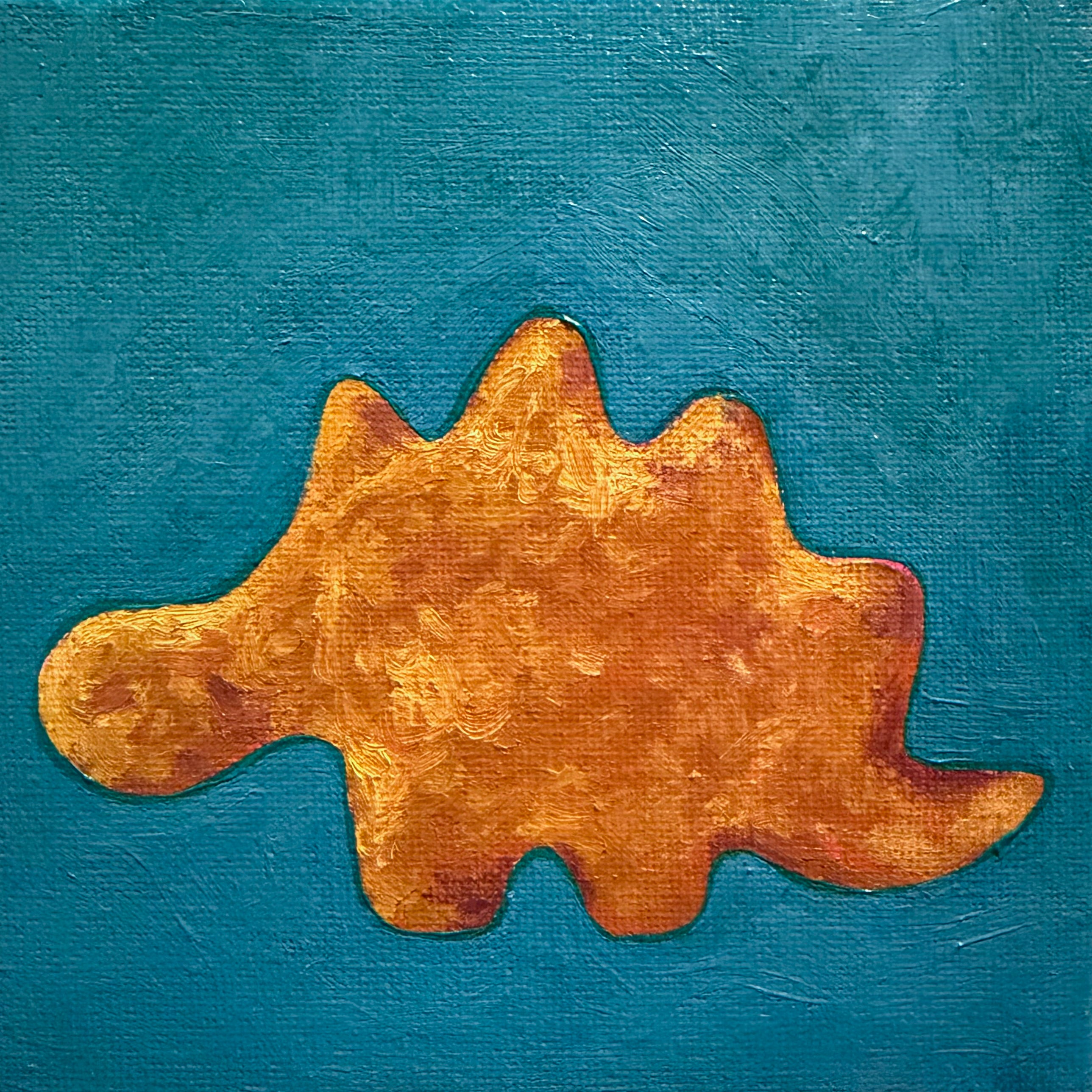 Dino Nugget - Acrylic 5x5 Mini Original