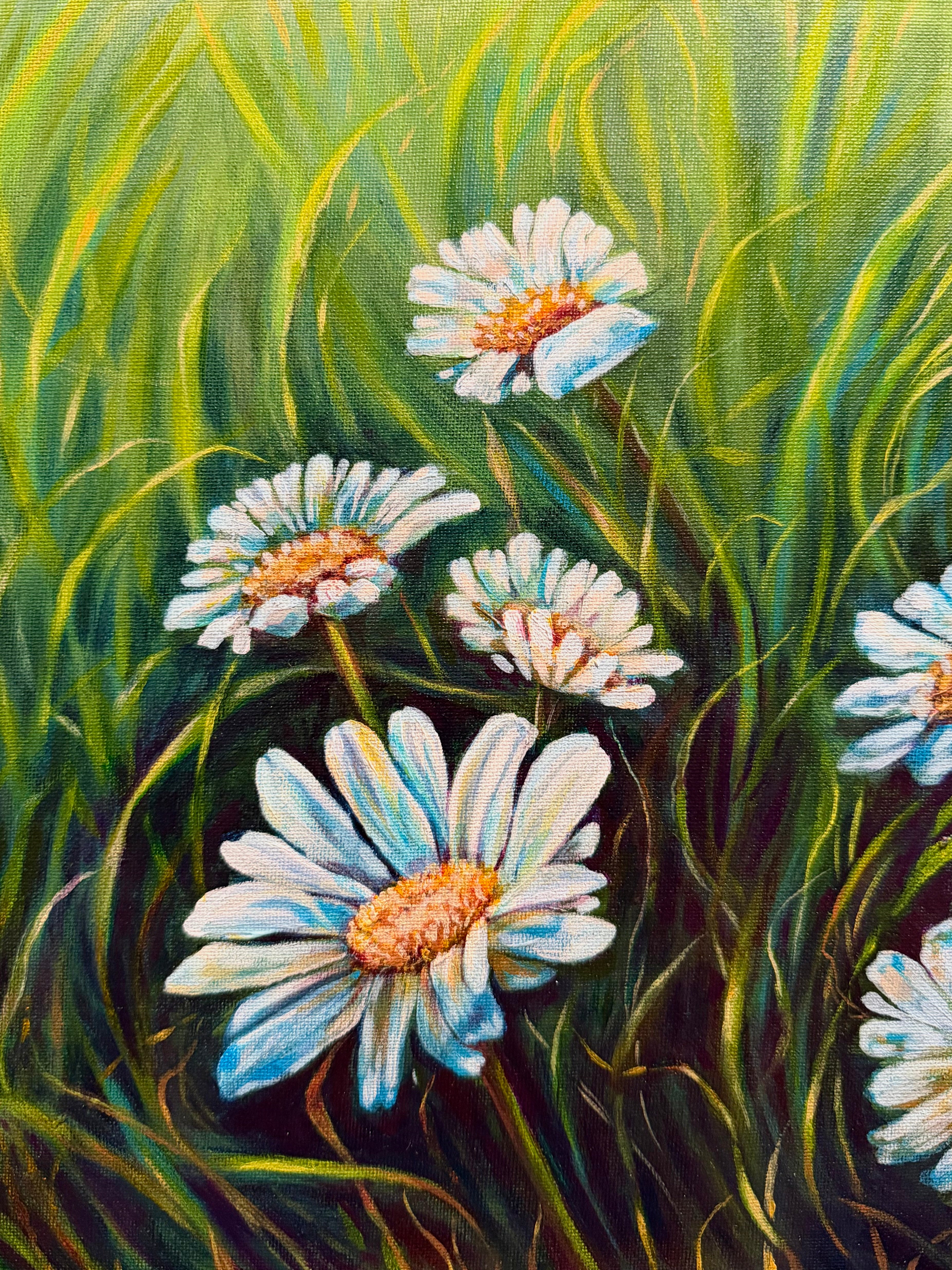 Daisy #1 - 9x12 Acrylic