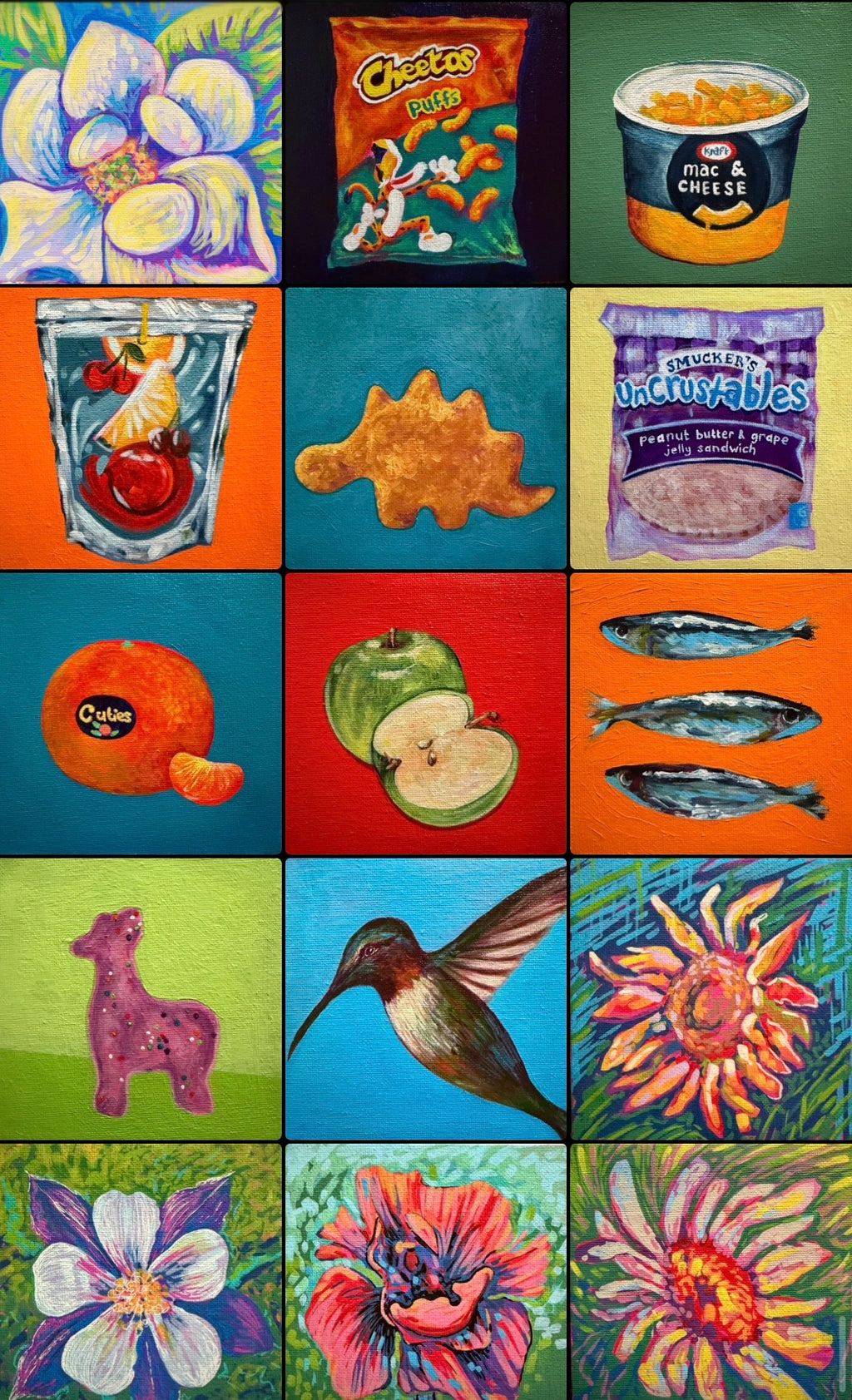 Frosted Animal Cracker - Acrylic 5x5 Mini Original