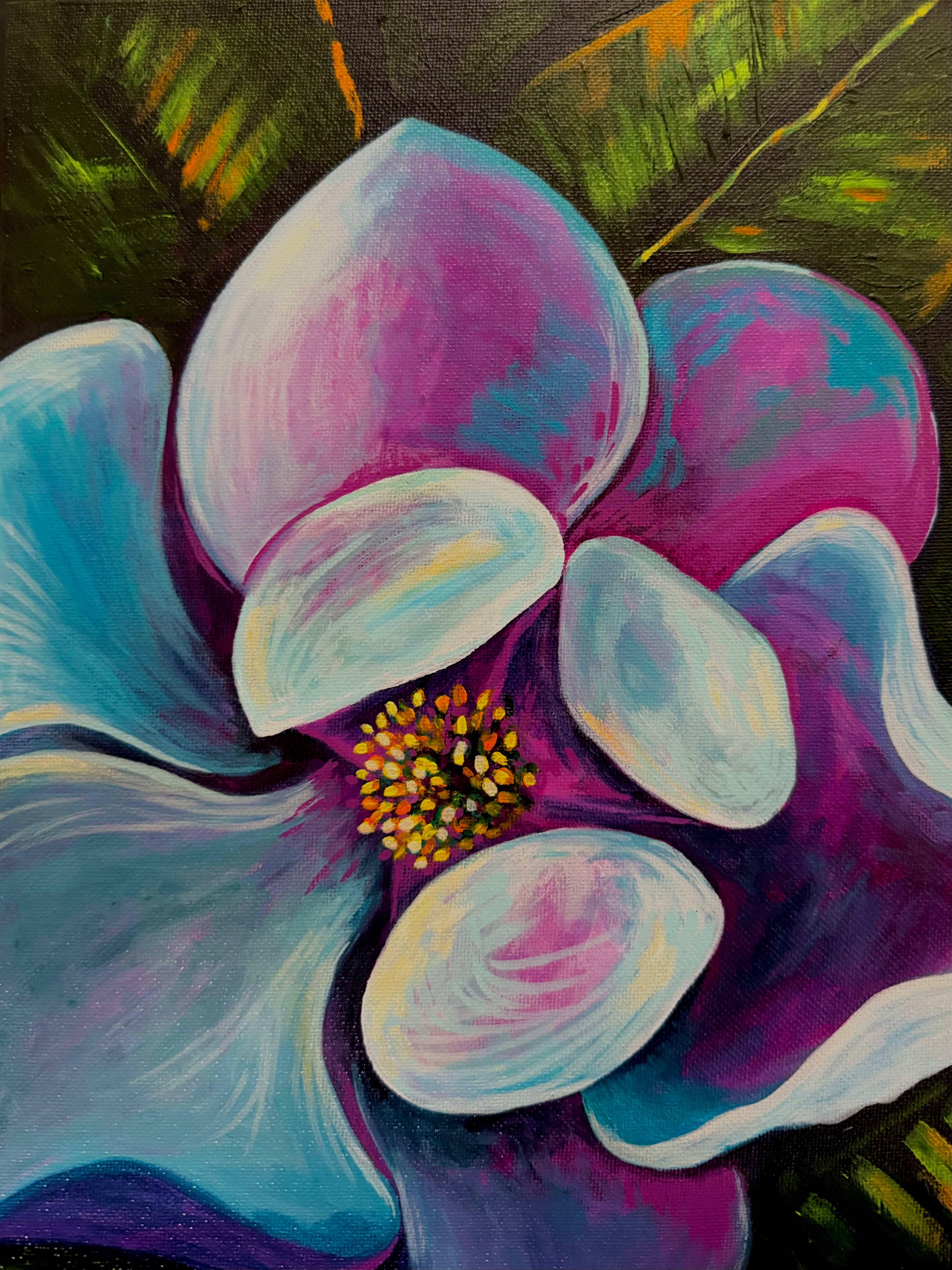 Magnolia - Acrylic 9x12