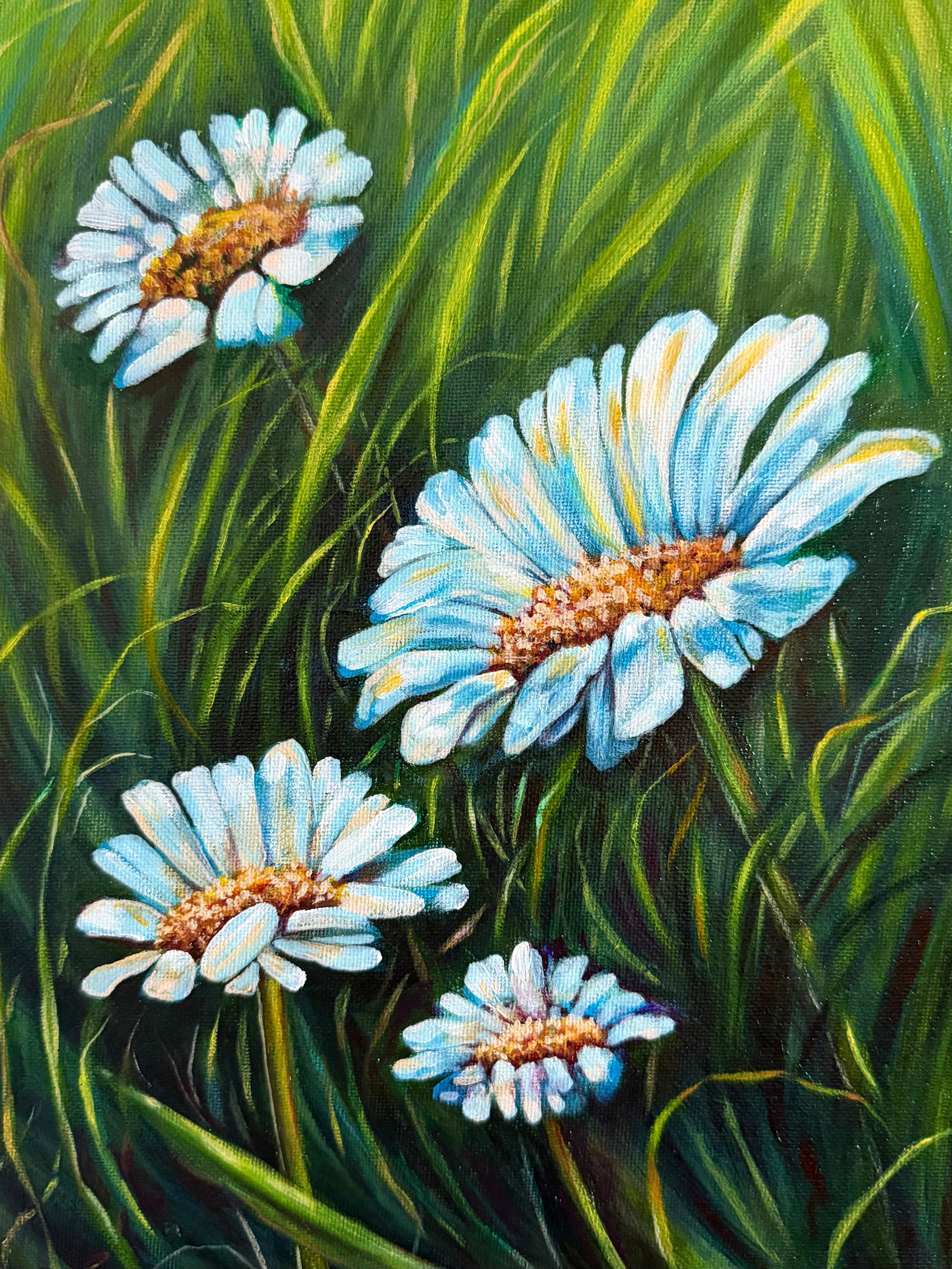 Daisy #2 - 9x12 Acrylic